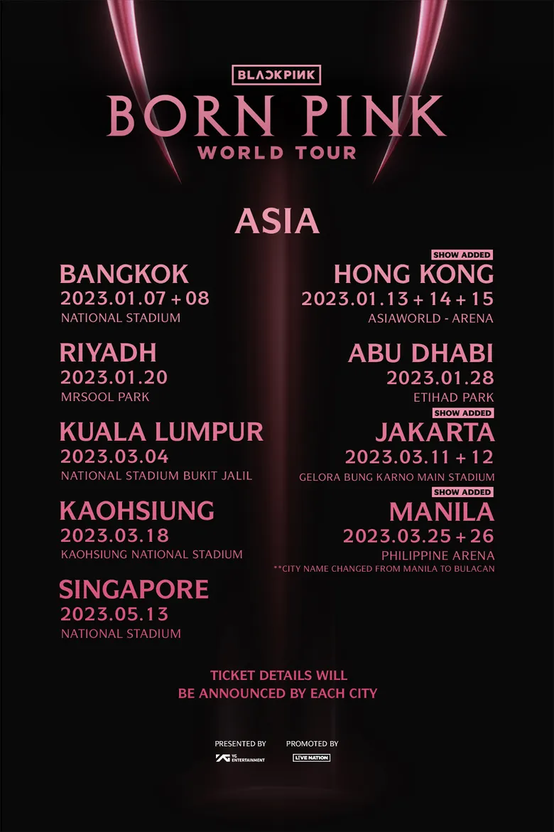 Kpop concerts in France and world tours in 2023 K-Selection
